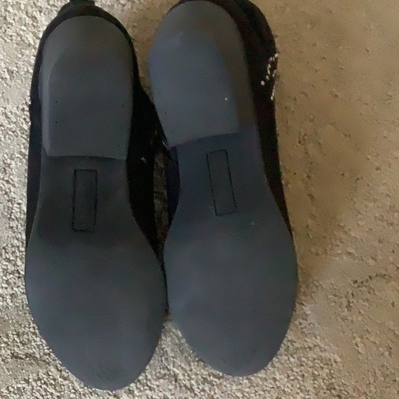 Esprit Tierra Black Faux Suede Side Zipper Ankle Boot Size 6 - Picture 8 of 8